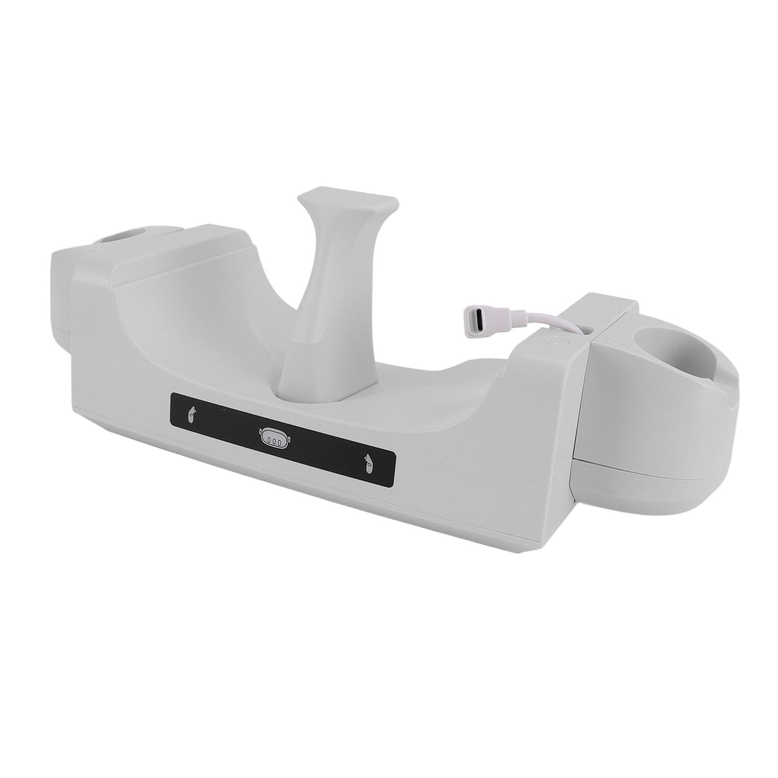 Estación de Carga VR Indicador LED de Montaje de Montaje de Pared VR para Auriculares VR y Controlador táctil con 2 baterías y Cable USB C