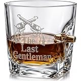KolbergGlas Geschenk für ihn.Whisky Glas mit Gravur und Kugel, echte Patrone.Whiskeyglas Projektil cal.308 Whisky Gläser Graviert Geschenkidee für Geburtstag, Männer,Papa,Opa,Bruder.Chef