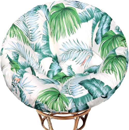 Renaxara Papasan Chair Cushion, 52 inch Papasan Cushion, Round Leisure Papasan Seat Cushion (Hawaii)