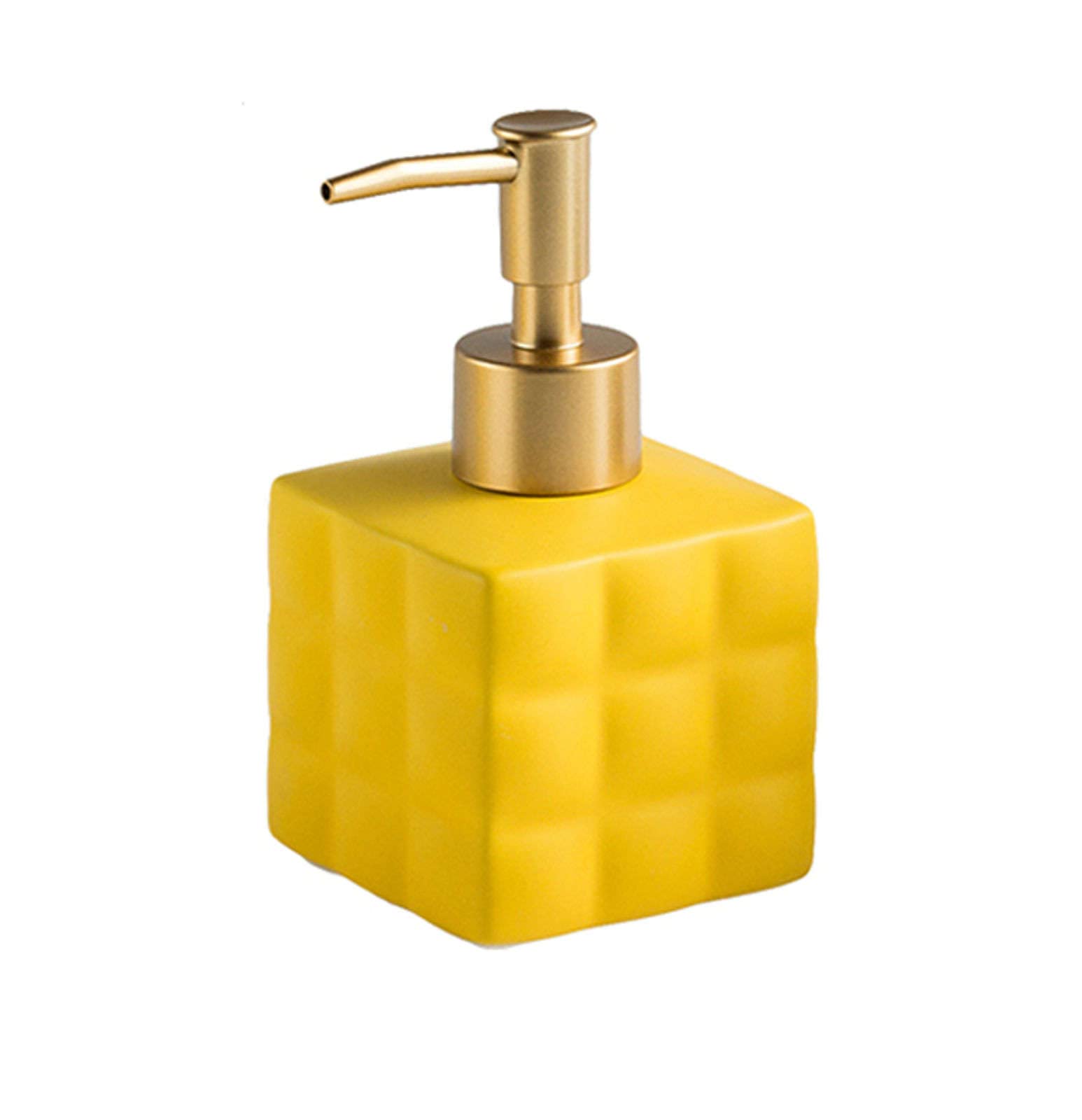 soap dispenser, Soap Dispenser,Solid Color Lotion, Hand, Shampoo With Empty Pump, For Bathroom-yellow-220ml/7.8oz