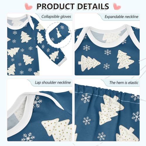 Baby Girls Boys Sleeper Gown Cotton Nightgown Long Sleeve, Baby Nightdress Sleeping Clothes for Newborn 0-12 Month3