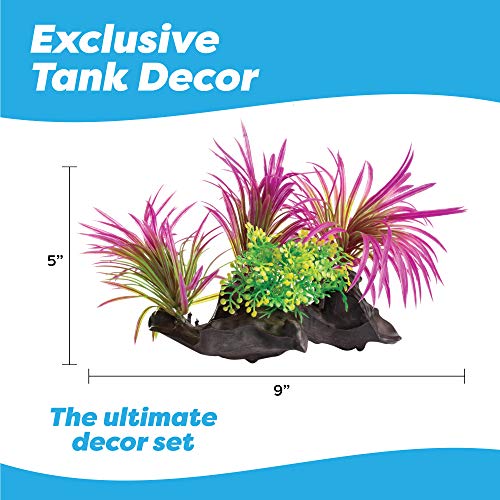 image for AroPaw Aquarium Decorations 20 Or 23 Pack Lifelike Plastic Decor Fish 