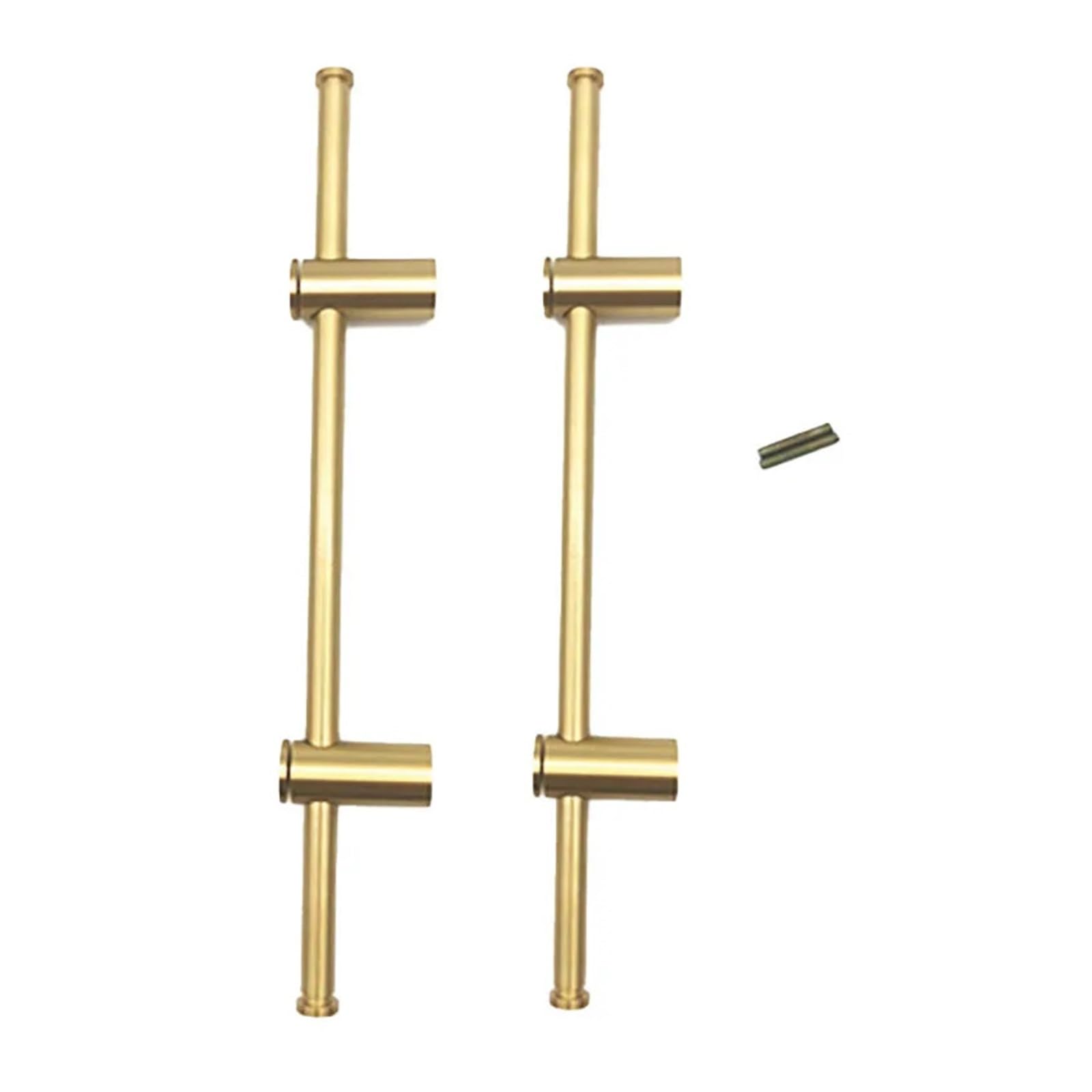 Poignée de porte en laiton doré 520mm pour cabine de douche élégante en verre