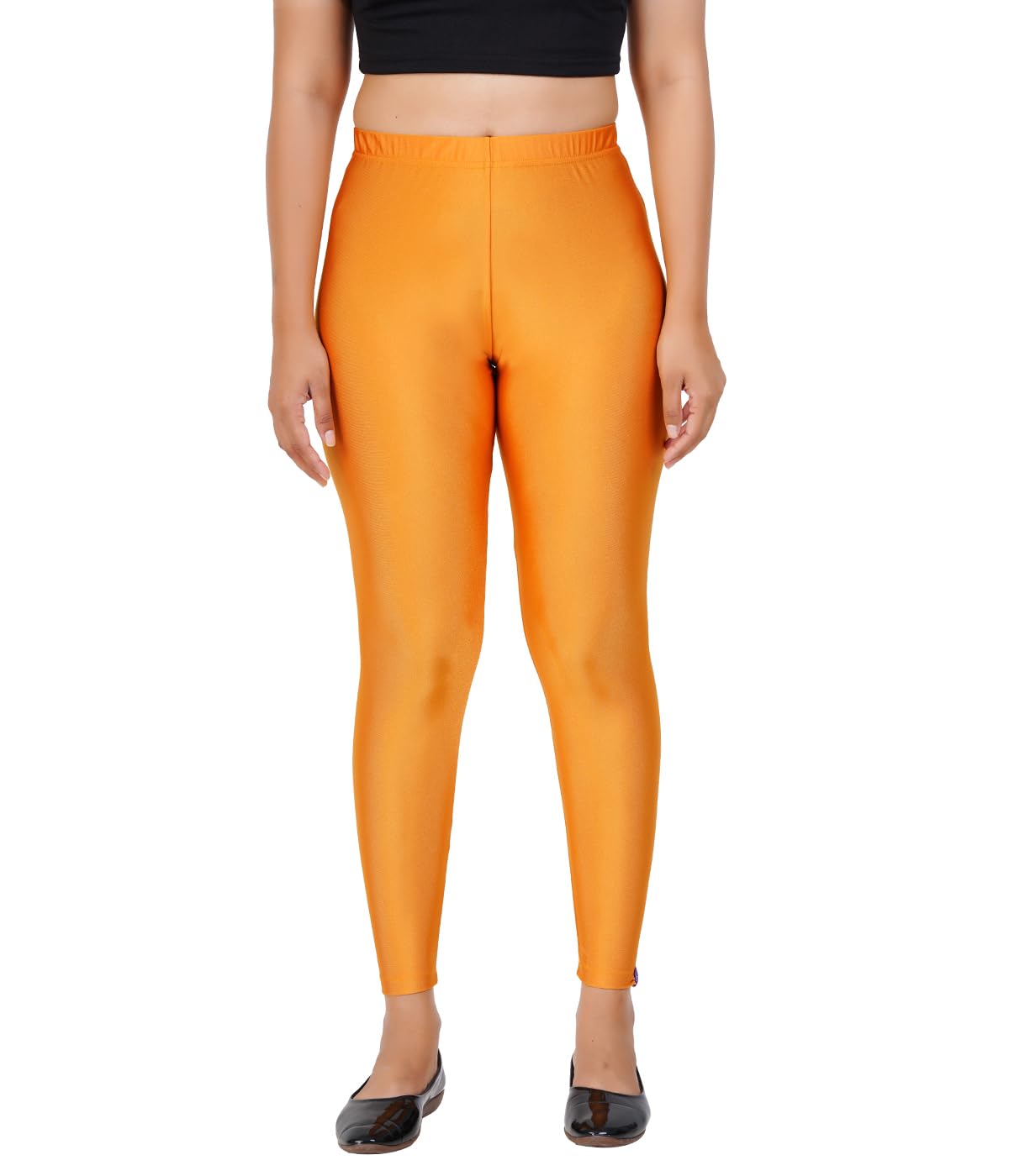 Super Glow Stylish Nylon Shimmer Angle Length Regular Fit Legging-picture-20