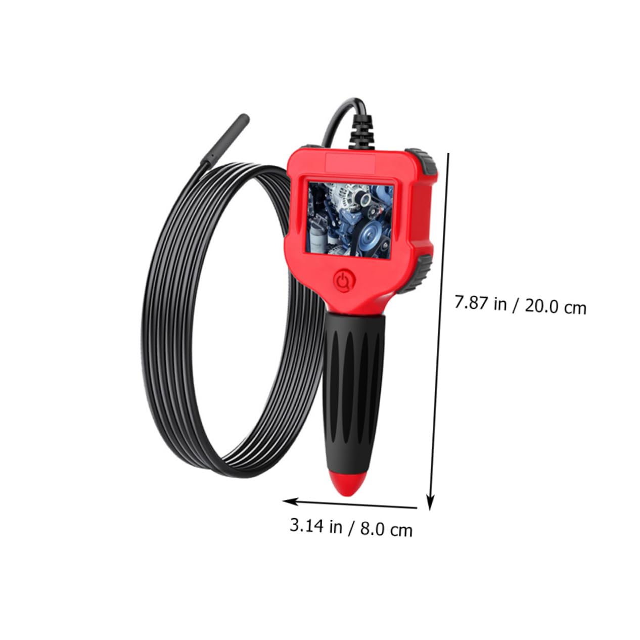PRETYZOOM Cámara de Inspección Endoscópica HD Portátil Pantalla, Luz LED y Diseño para Vehículos y Reparaciones en Entornos Oscuros