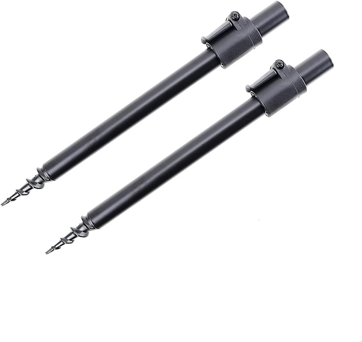 SaditY ZXC 2 Piece Carp Fishing Bank Sticks Bankstick Aluminium Rod Pod Support Fishing Accessories (Color : 30-45cm)