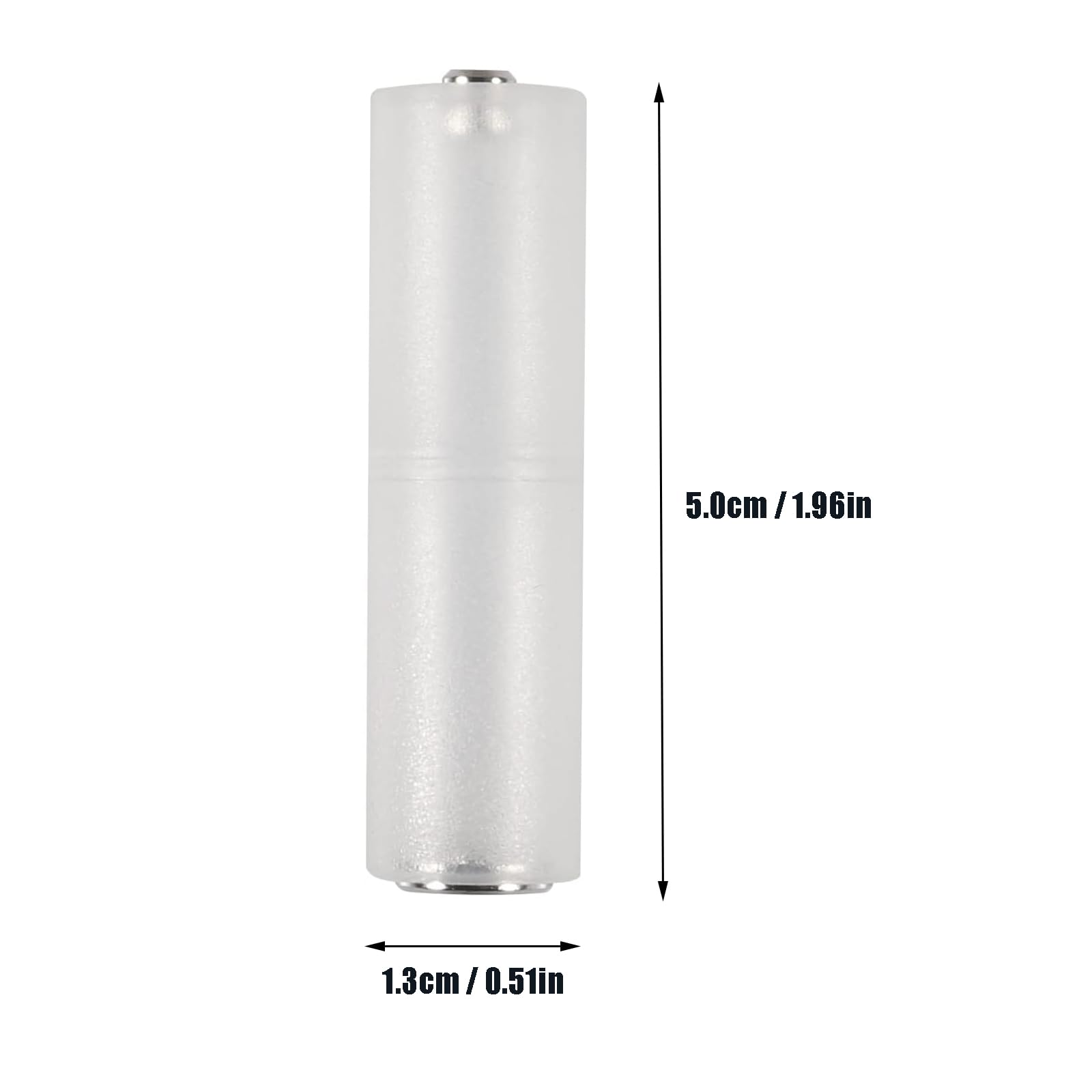 Lot de 20 convertisseurs de piles AAA vers AA AAA vers AA - Adaptateur de convertisseur de batterie AAA vers AA - Adaptateur pour piles AAA vers AA