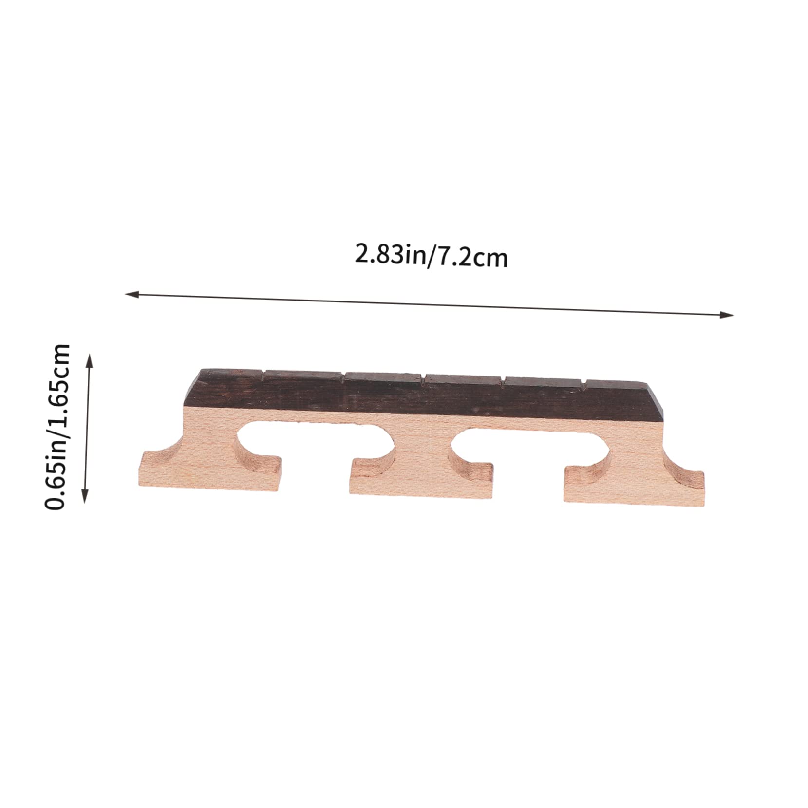 OFFSCH Banjo Bridge Part 5 String Banjo Bridge Guitar Upgrade Easy Installation