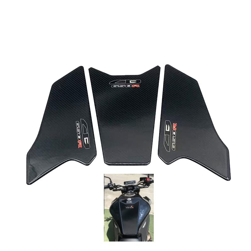 Autocollant réservoir moto pour CB650R 2019-2020 protège des rayures noires