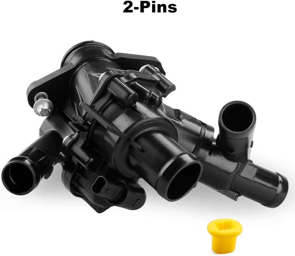 Engine Coolant Thermostat Housing Compatible with Mercedes-Benz GLA250 GLA45 AMG 2015-2020 CLA250 CLA45 AMG 2014-2019 Replacement for 2702000415 2702000615 2702002200 9025187 936207
