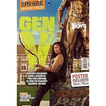 Capa do livro Superpôster Mundo dos Super-Heróis - Gen V - The Boys