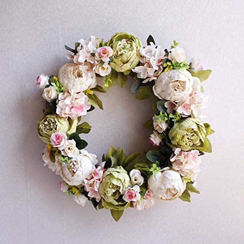 Simulation fleur artificielle guirlande haut de gamme pour interieur elegant