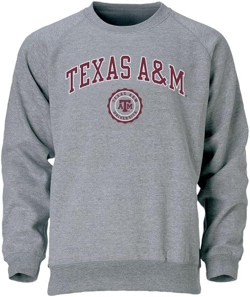 Barnesmith Crewneck Sweatshirt for College, Heritage Logo, Adult Unisex