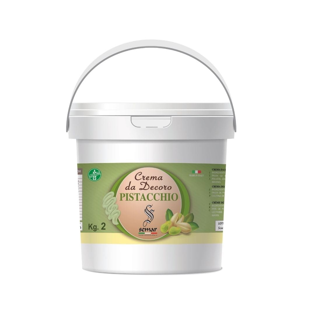 Cioccolato spalmabile PISTACCHIO - confezione da 2 KG - Made in ITALY | Realizzata per GOLOSI & ATTIVITA' professionali