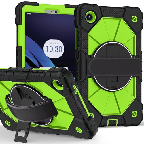 Doo�Ή� NEC LAVIE Tab 8HD3�p �P�[�X LAVIE Tab T8 PC-T0855KAS / PC-TAB08H05�Ή� �P�[�X | 8.7�C���` 2025���f�� 360°��]�X�^���h�{�V�����_�[�X�g���b�v/�n���h�X�g���b�v�t�� �ϏՌ�