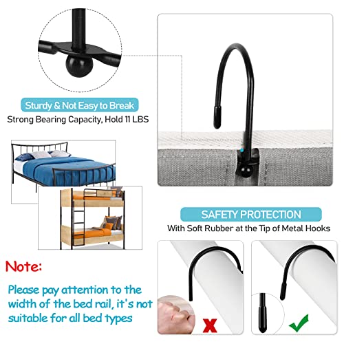 image for Loghot Bedside Caddy/Bedside Storage Bag Hanging Organizer for Bunk an