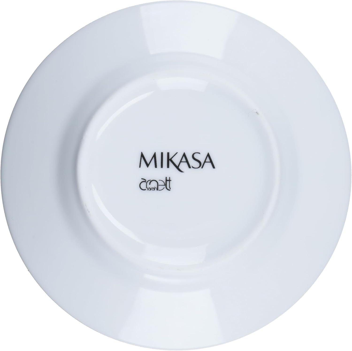 MIKASA x Sarah Arnett Porcelain Espresso Cups and Saucers, Set of 2, 85ml