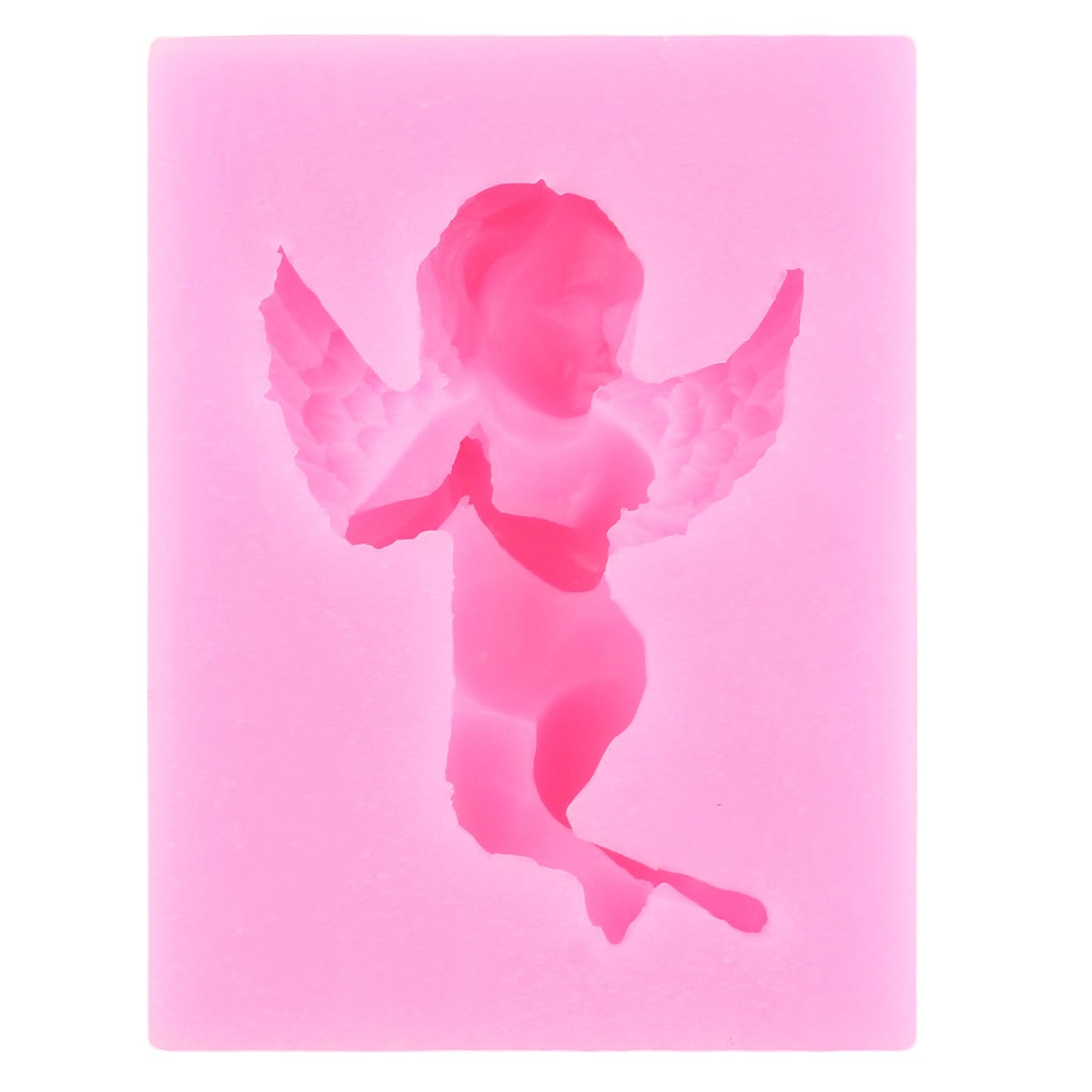 XMOLDNMS Stampi in silicone a forma di angelo a forma di angelo, per decorare torte, cupcake, caramelle, cioccolato, argilla polimerica, pasta di gomma