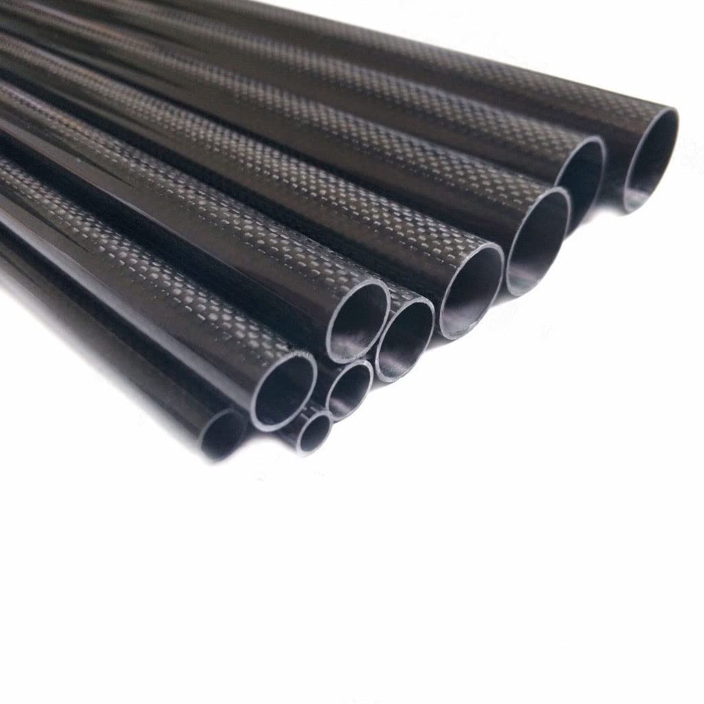 Tubes En Fibre de Carbone Brillants, Longueur 500 Mm, Pour Modèles Réduits D'Avions Radiocommandés/46Mm*44Mm
