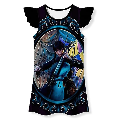 Little Girls Nightgowns Cartoon Print Casual Dress Girl Pajamas