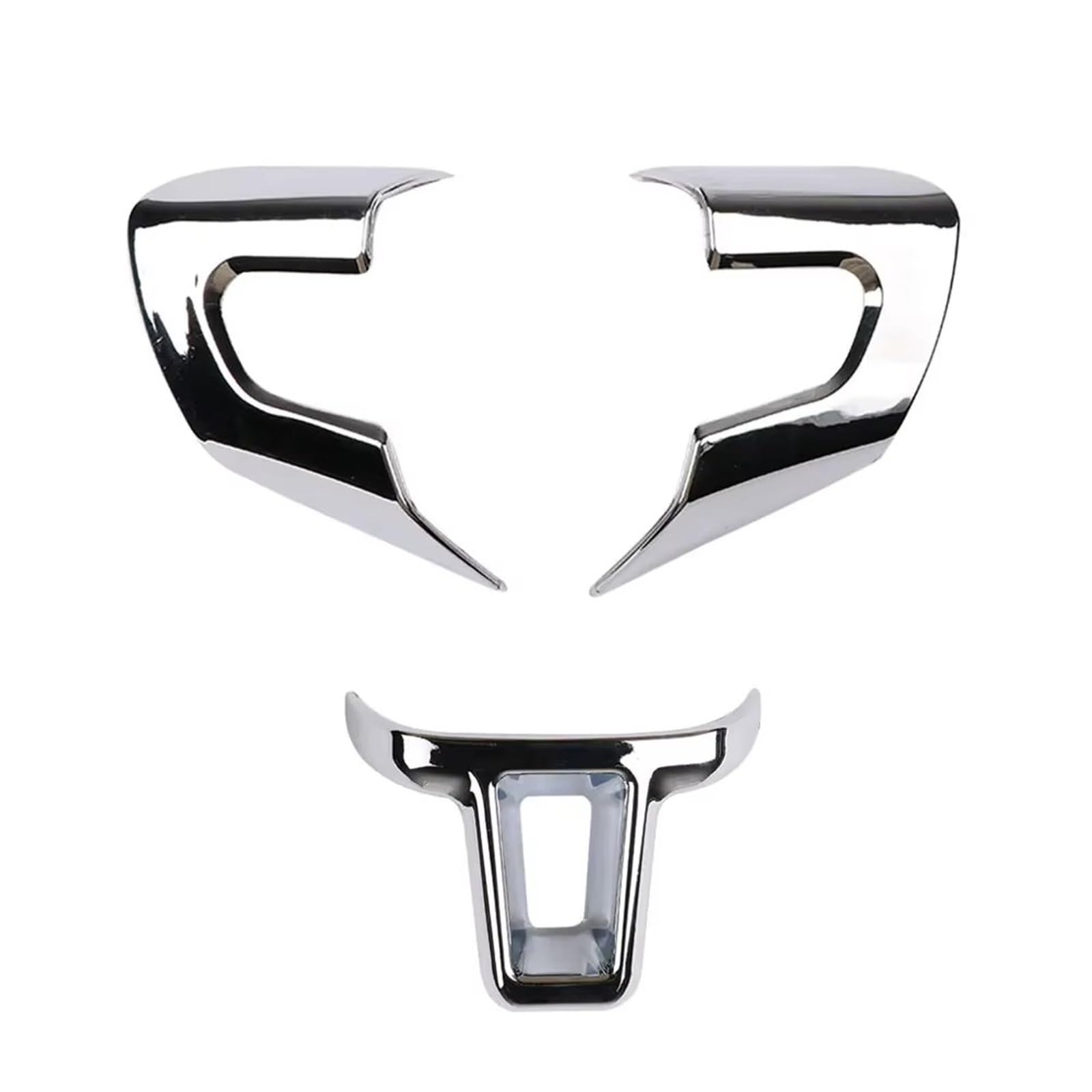 Compatible with Vw for Polo for Golf for Jetta MK5 MK6 for Bora Car Steering Wheel Decoration Cover Trim Sticker Interior Accessories Car Decoration(Size 1)