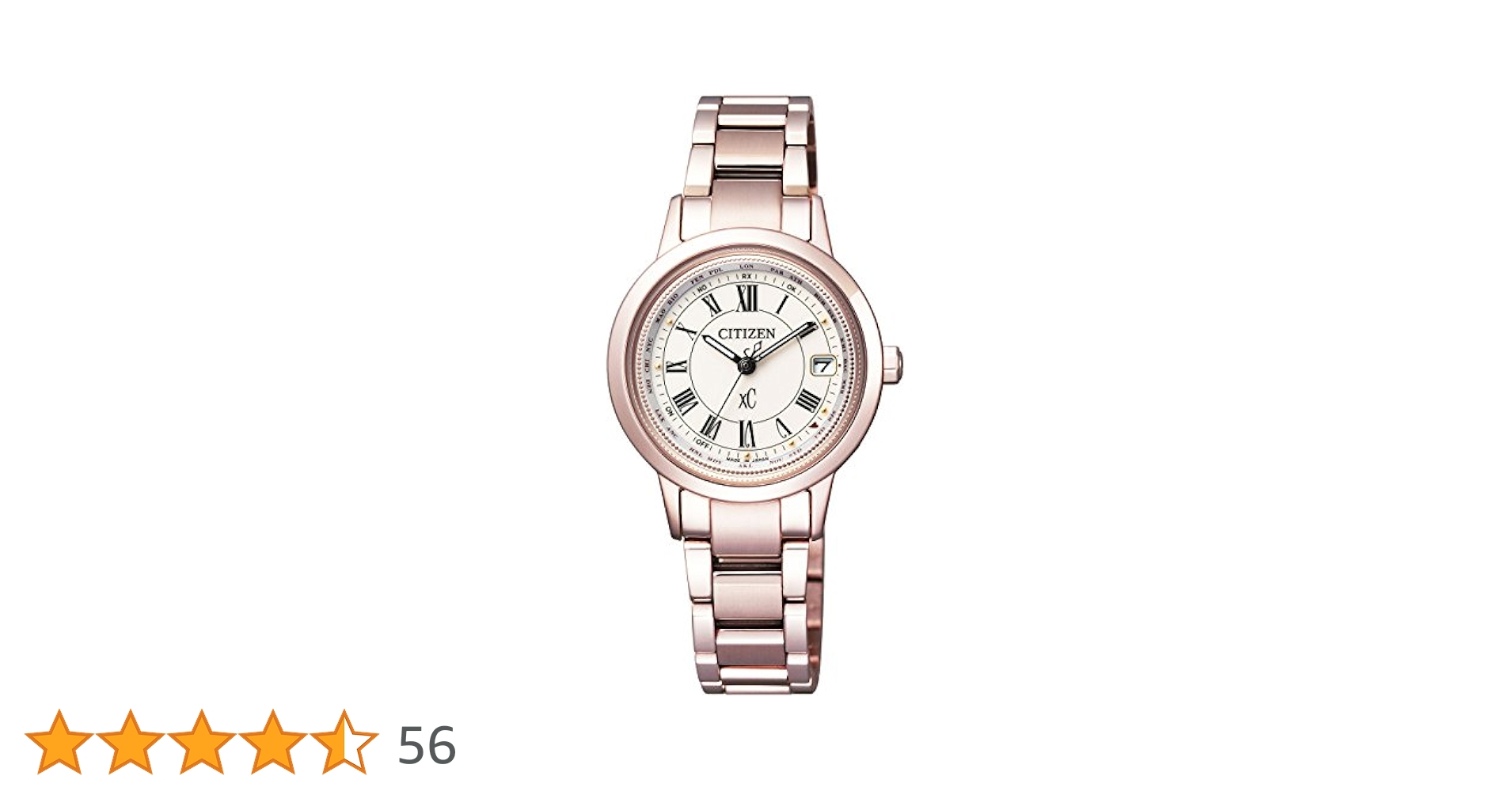 サクラピンク☆ CITIZEN xC EC1144-51W LCREA 訳あり・箱やぶれ シチズン クロスシー 電波 ソーラー