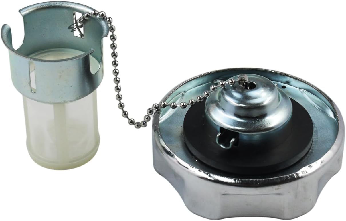 17620-Z4H-900 Gas Fuel Tank Cap For Honda GX160 GX390 Cap For Predator 212cc 196cc Engine For Coleman BT200X CT200U Mini Bike Fuel Tank Cap 17620-Z4H-030 w/Strainer & Chain