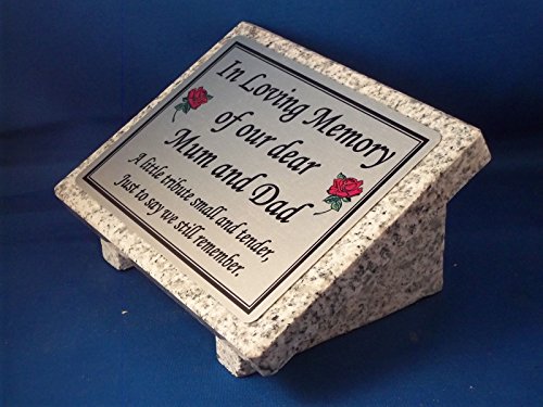 Personalised Granite Memorial Grave Plaque Any Wording 8"X6"