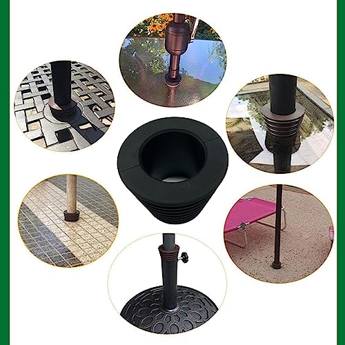Fcouiid Patio Umbrella Cone Wedge Spacer For Table Hole Or Base Parasol Stand, Fits Pole Diameter 1-1/2 ",Waterproof & Keep Umbrella From Rocking & Breaking Outdoor Glass Table (4Pcs) #TOP4