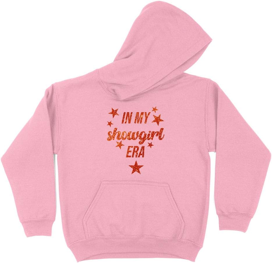 Faux Glitter in My Showgirl Era Stars Kids Hoodie Sweatshirt Youth