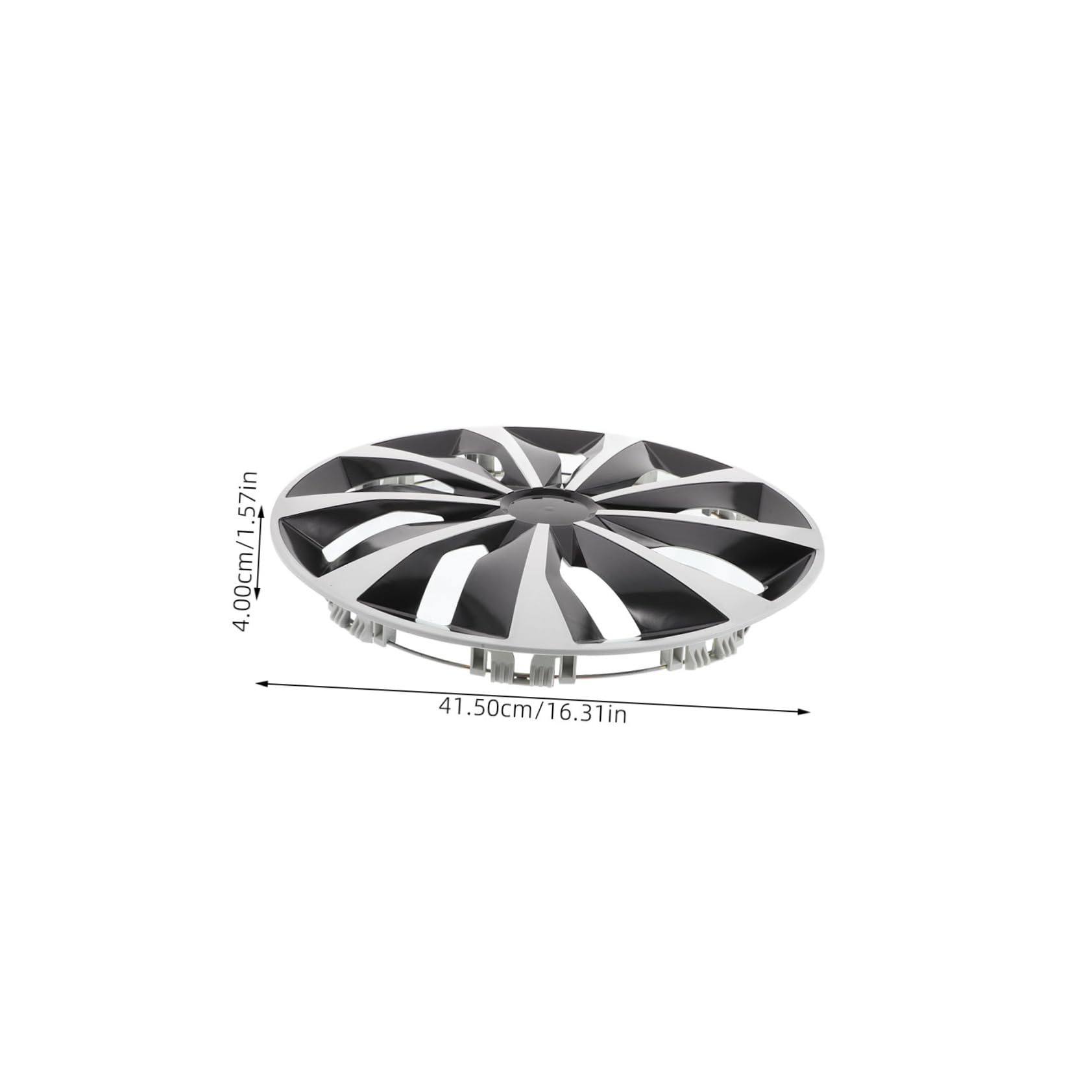 Gatuida Cache-moyeux Automobiles en Plastique PP pour Jantes de Voiture 15 Pouces Design Élégant, Protection et Décoration pour Roues de Véhicule