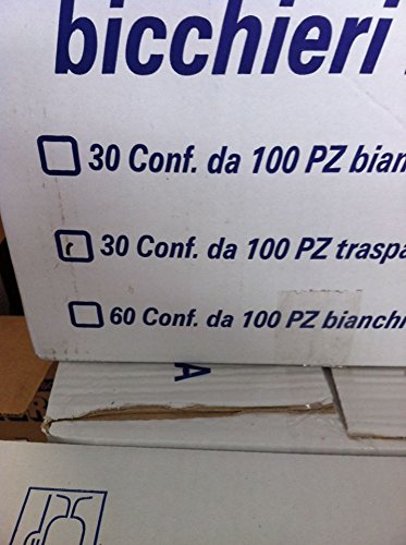 Bicchieri Monouso TRASPARENTI CONFEZIONE PEZZI 3.000 CC. 200