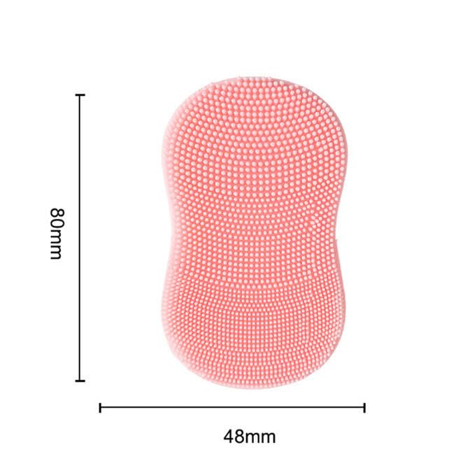 Image of Face Scrubber for Women and Men, Silicone Face Cleansing Brush Face Scrubbers Soft Exfoliators Cleaning Tool Massage Washing Pore Cleanser Pimples Blackhead Remover Deep Cleans Skin Care 1pcs