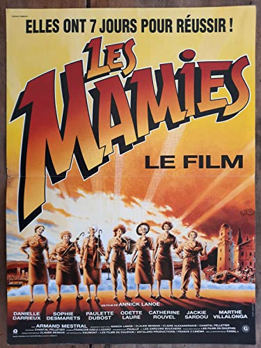 Affiche LES MAMIES Annick LANOE Danielle DARRIEUX Jackie SARDOU 40x60cm