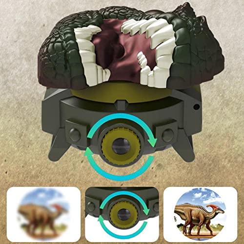 Image of RAYCHY Dinosaur Watch Flashlight Projector Toys Animal Pattern Torch Educational Toys Gift