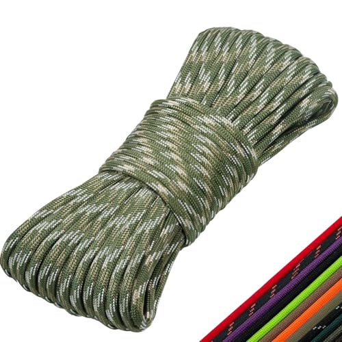 Paracord 550 Rope 100 Feet 5/32 Inch 7 Strand Type
