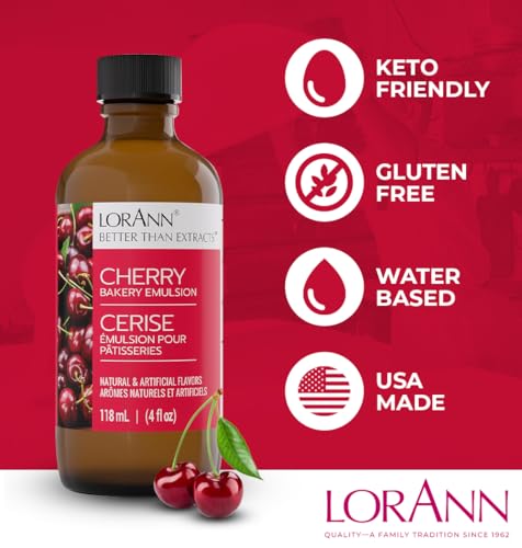 Image of LorAnn Oils Cherry Emulsion & Flavoring For Baking