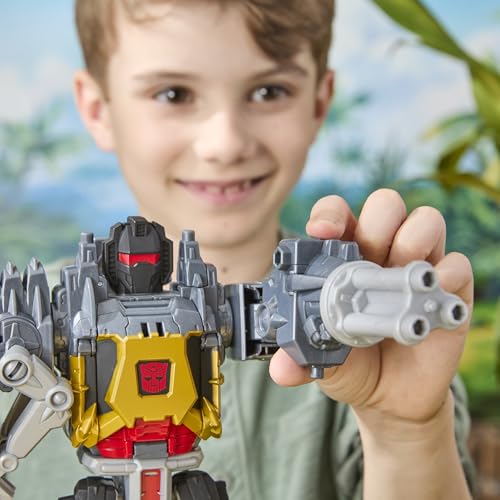Transformers Cyberworld Grimlock Chomp & Battle 9-Inch Action Figure, Quick Change to Dino Mode, Robot Toys for Boys & Girls 6+ Years - image 5