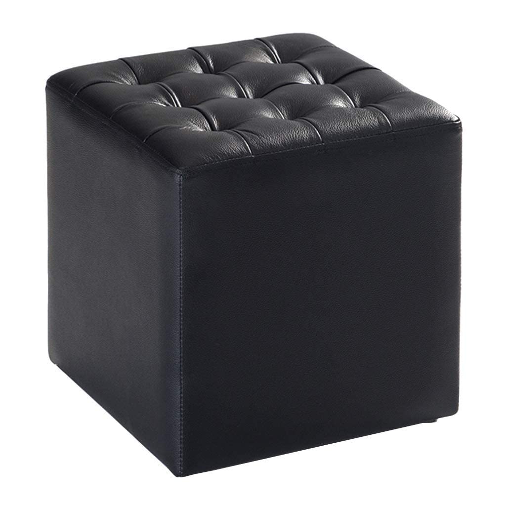 Tabouret de coiffeuse carré et pouf de salon imperméable avec assise antidérapante