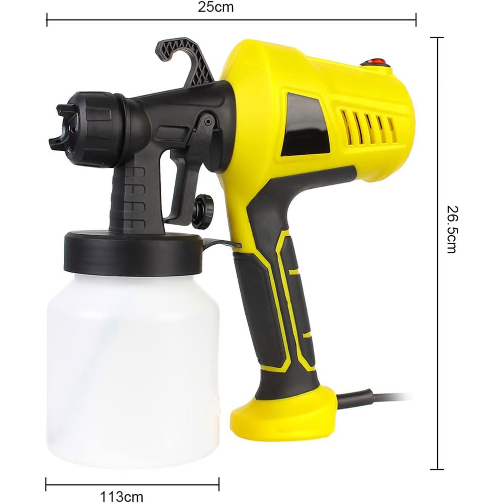 Pistola pulverizadora de chocolate de 500 W, el mejor kit de decoración de pasteles, máquina eléctrica de chorro de arena para postres con 3 patrones para una decoración perfecta de pasteles y
