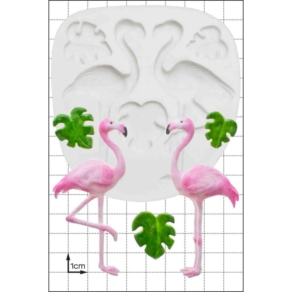 Silicone mould Flamingos | Food Use FPC Sugarcraft FREE UK shipping!
