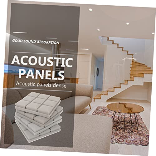 Abaodam 4pcs Paneles Acústicos de Espuma de Alta Densidad para Absorción de Sonido en Estudios de Grabación, Teatros en Casa y Oficinas Gris miniatura 6