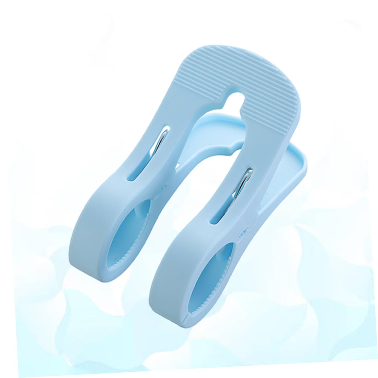Mollette per Bucato Antiscivolo in Plastica, 10 Pezzi Blu