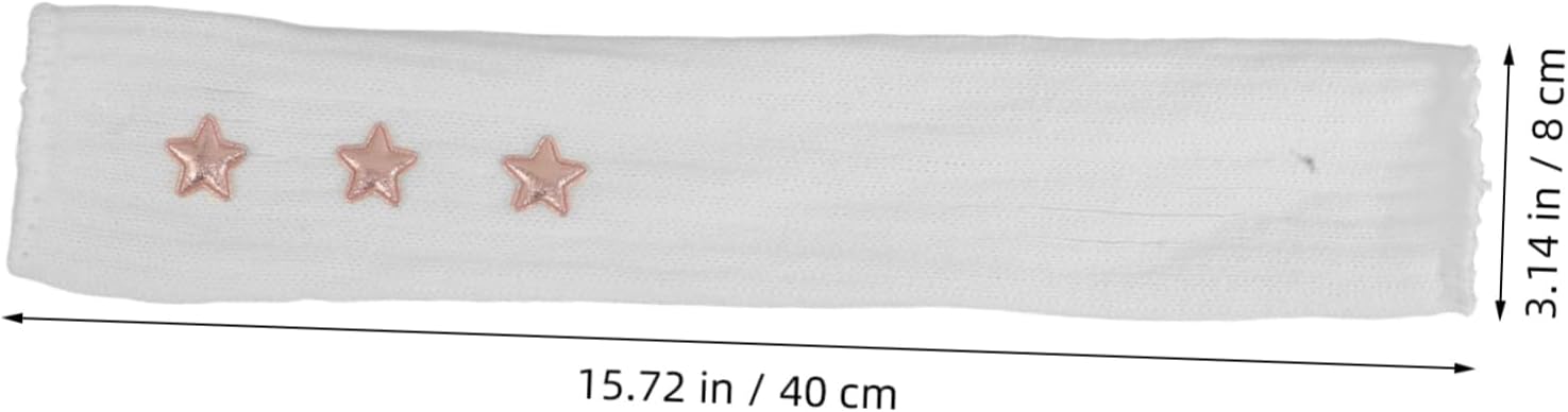 1Pair Charming Lolita Fingerless Arm Sleeves for Women Breathable Knitting Accessories Street Fashion Cute for Everyday Wear Bold Style