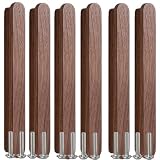 SANCHAKOU Mobili Da Cucina 6 Pezzi Anta Sagomata Maniglia In Legno Massello Cassettiera Per Mobili Maniglia In Noce Nero 192 Mm