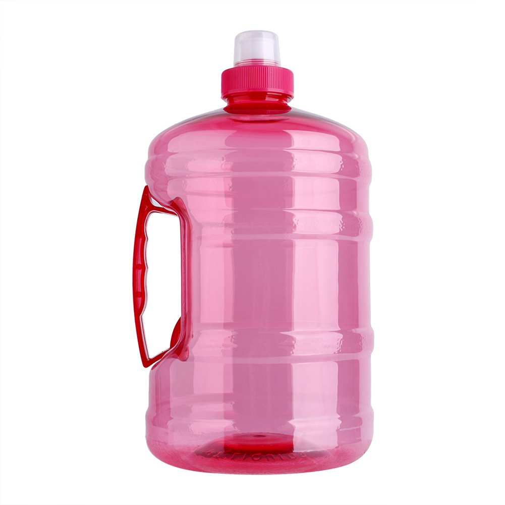 Hidyliu 2L Big Water Bottle, BPA Free Large Capacity Sports Drink Jug for Outdoor Training Gym Basketball, with Handle Push Cap