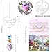 Andthen Dog Memorial Gifts for Loss of Dog, Dog Memorial Crystal Suncatcher with Rainbow Bridge Card