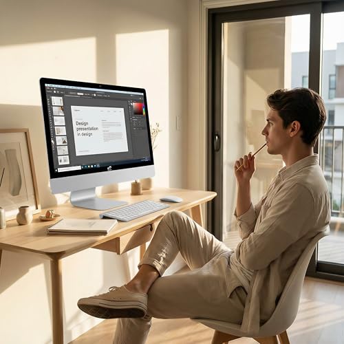 Miniatura 4 de Stgsivir All In One Pc, Ordenador Todo En Uno, Pantalla Fhd De 24 , Core I7 Hasta 4.0 Ghz, 16gb Ram, 1 Tb Ssd, Wifi, Bluetooth 5.0, Windows11 Pro, Blanco