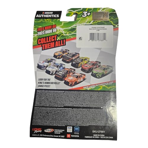 lionel racing nascar authentics denny hamlin 2023 interstate batteries no 11 ht 164 scale diecast car with trinket