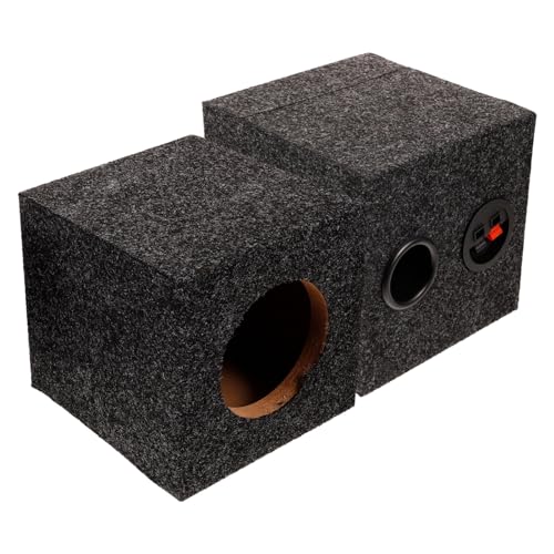 OSALADI Single Car Speaker Enclosure DIY Accessory for Under Seat Subwoofer Refitting Supply